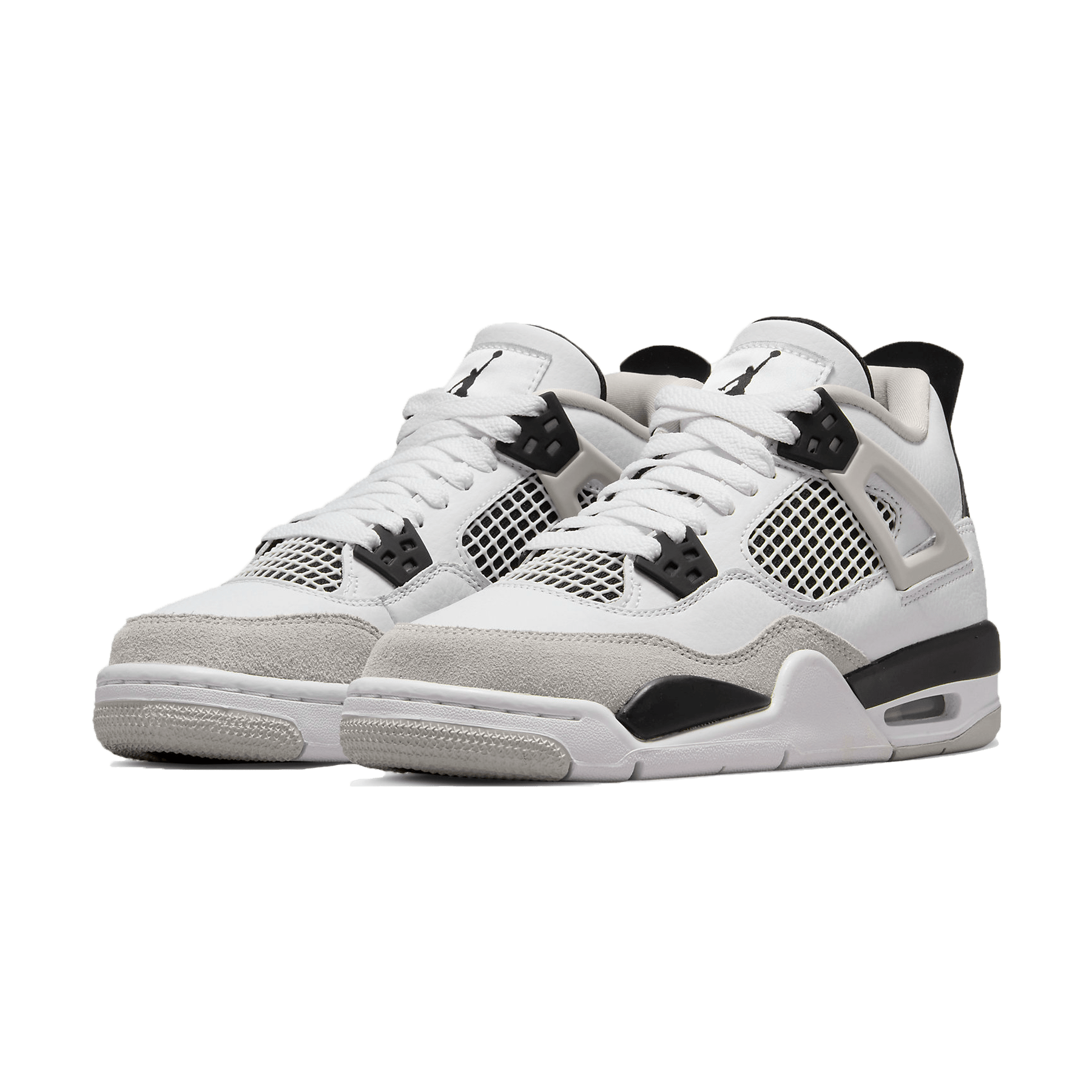 Air Jordan 4 Retro GS 'Military Black' — UK 13.5 | EU 32 | US 1Y — Side View