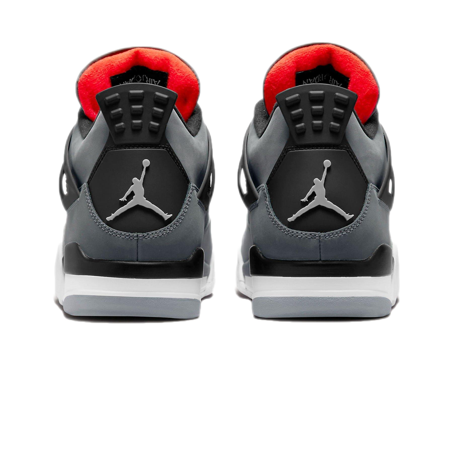 Air Jordan 4 Retro 'Infrared' — UK 3 | EU 35.5 | US 3.5 — Back View