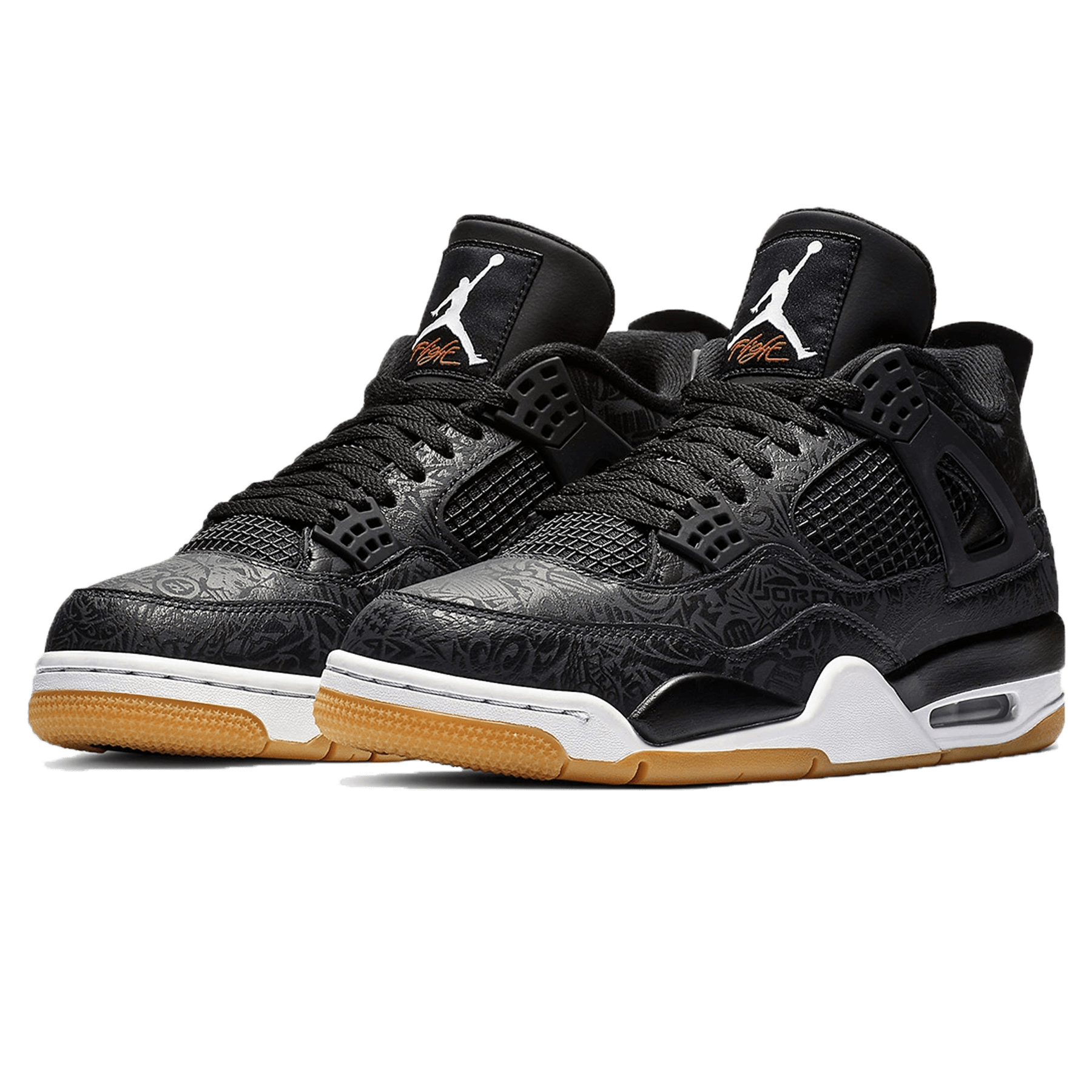 Air Jordan 4 Retro 'Laser' — UK 3 | EU 35.5 | US 3.5 — Side View