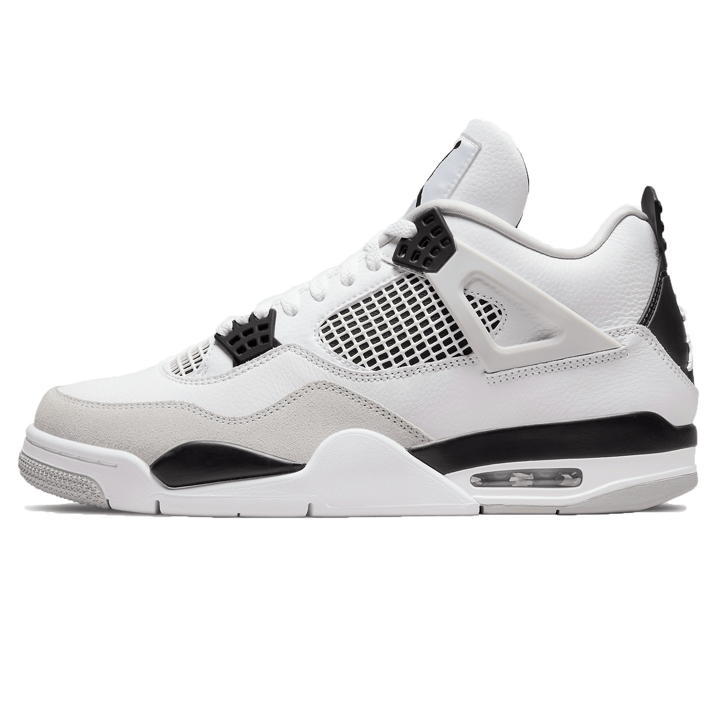 Air Jordan 4 Retro 'Military Black' — UK 3 | EU 35.5 | US 3.5 — Front View