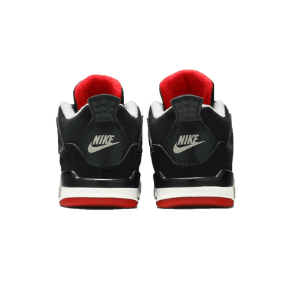 Air Jordan 4 Retro TD 'Bred' 2019 — UK 0C | EU 15 | US 0C — Back View