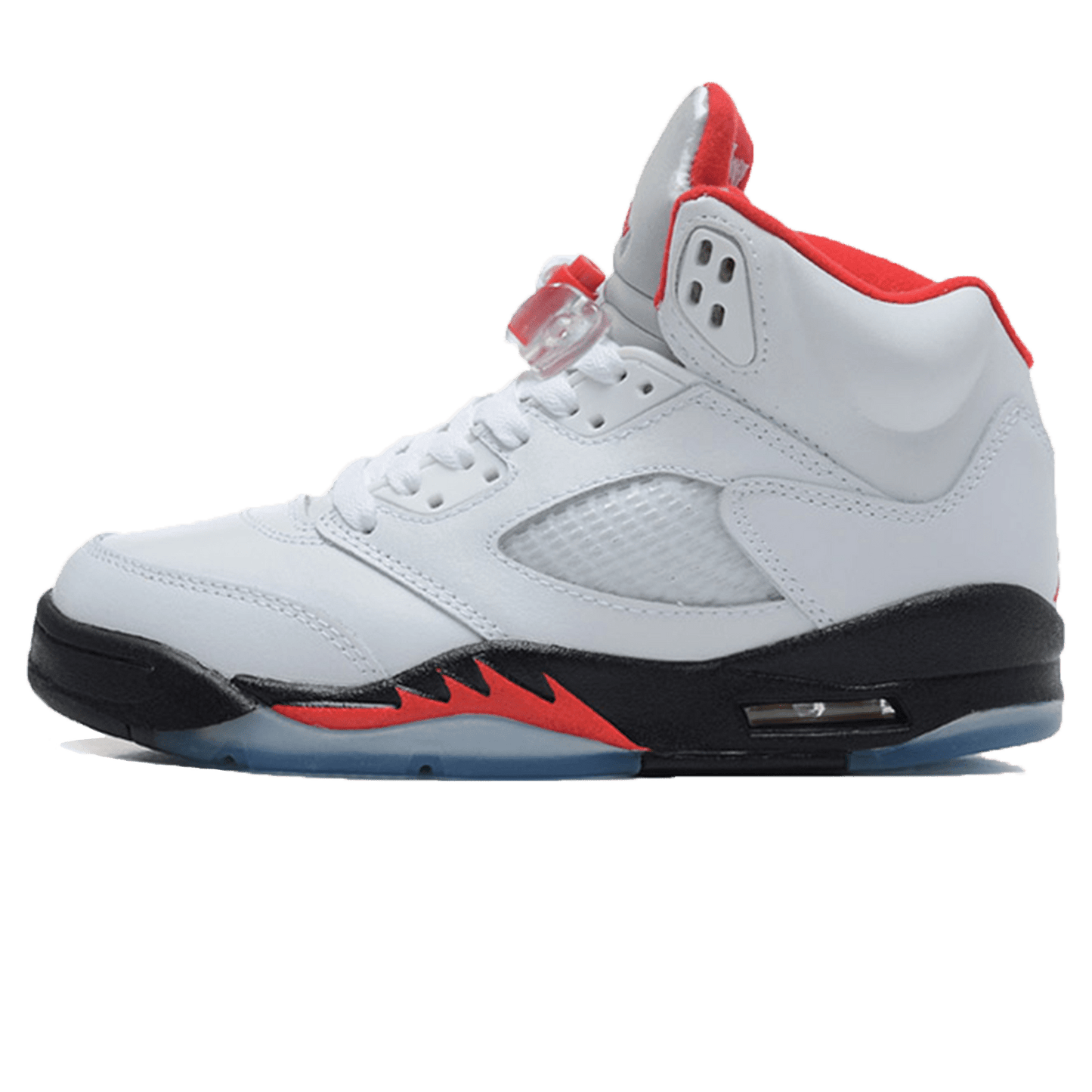 Air Jordan 5 Retro 'White Fire Red' 2013 — UK 3 | EU 35.5 | US 3.5 — Front View