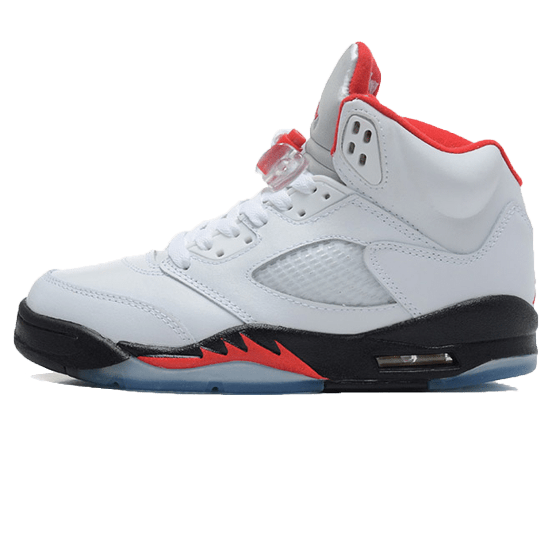 Air Jordan 5 Retro 'White Fire Red' 2013 — UK 3 | EU 35.5 | US 3.5 — Front View