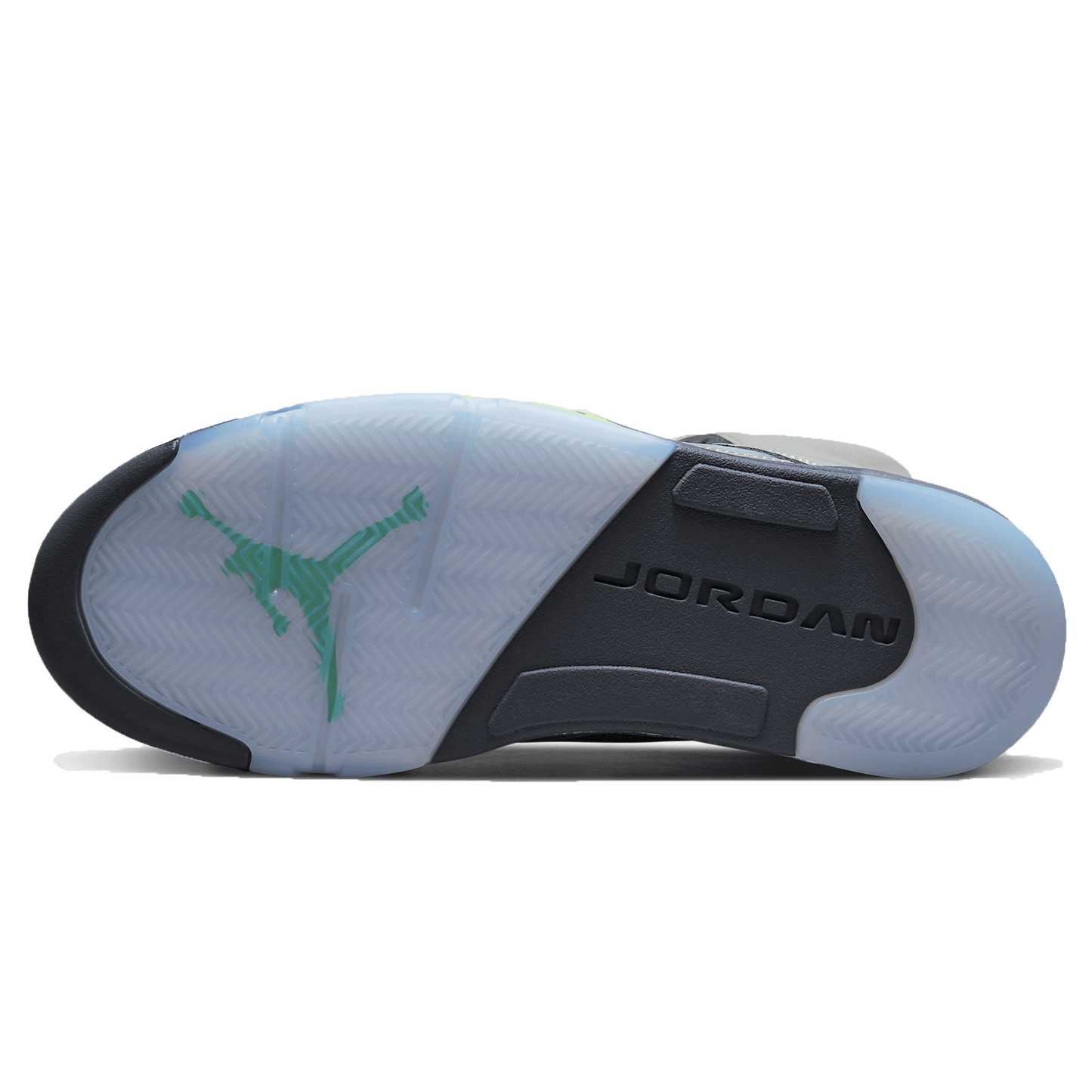 Air Jordan 5 Retro 'Green Bean' 2022 — UK 3 | EU 35.5 | US 3.5 — Top View