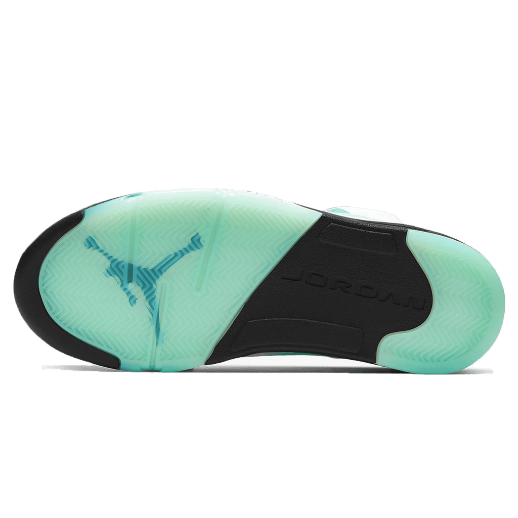 Air Jordan 5 Retro 'Island Green' — UK 3 | EU 35.5 | US 3.5 — Top View