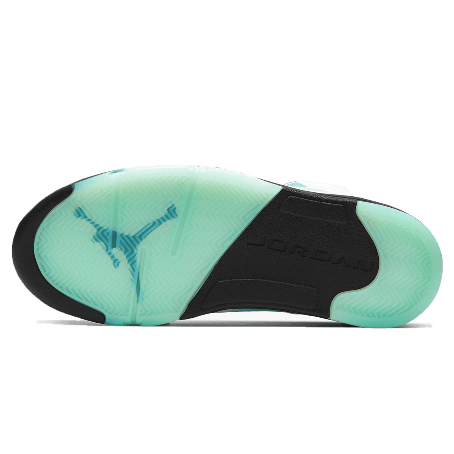 Air Jordan 5 Retro 'Island Green' — UK 3 | EU 35.5 | US 3.5 — Top View