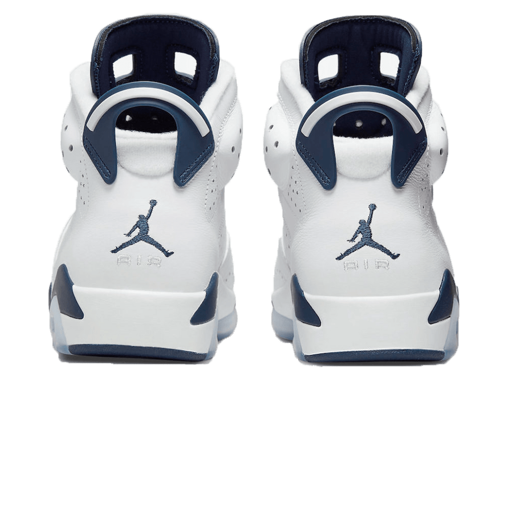 Air Jordan 6 Retro 'Midnight Navy' 2022 — UK 3 | EU 35.5 | US 3.5 — Back View