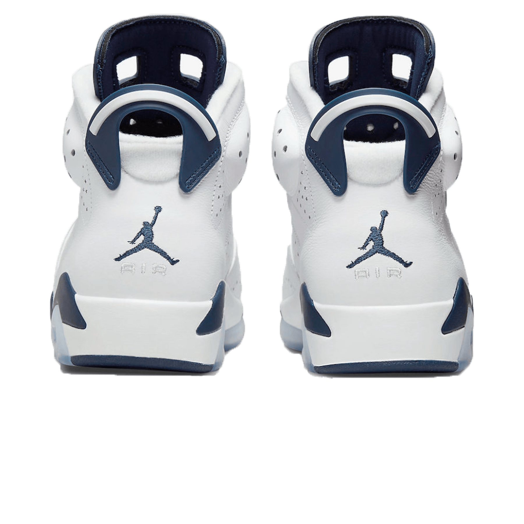 Air Jordan 6 Retro 'Midnight Navy' 2022 — UK 3 | EU 35.5 | US 3.5 — Back View