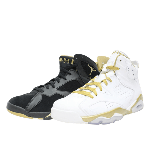Air Jordan - Golden Moments Pack 6 - 7 Retro — UK 3 | EU 35.5 | US 3.5 — Front View