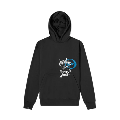 Air Jordan x Travis Scott x Fragment Hoodie 'Black' — XXS — Front View