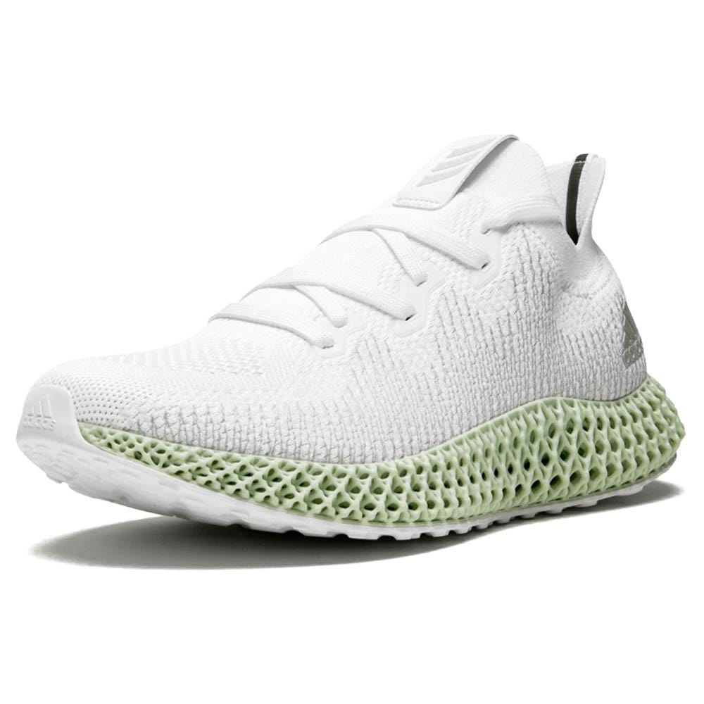 adidas Alphaedge 4D White — UK 3.5 | EU 36 | US 4 — Top View