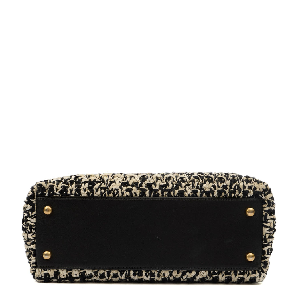 Chanel Top Handle Coco Top Handle in Black, Fabric — Alternate View 14