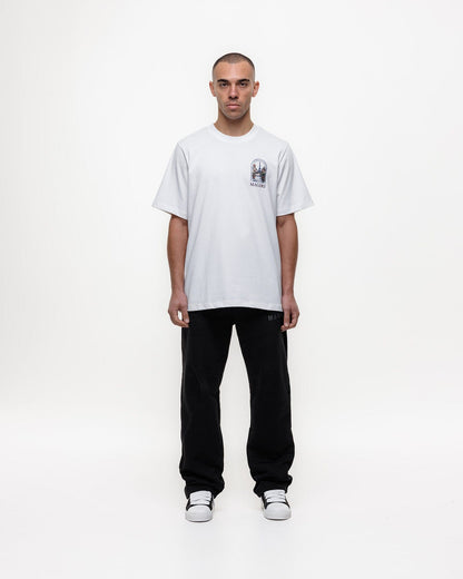 Magiri Archway Printed T-Shirt 'White' — White — Size S — Back View
