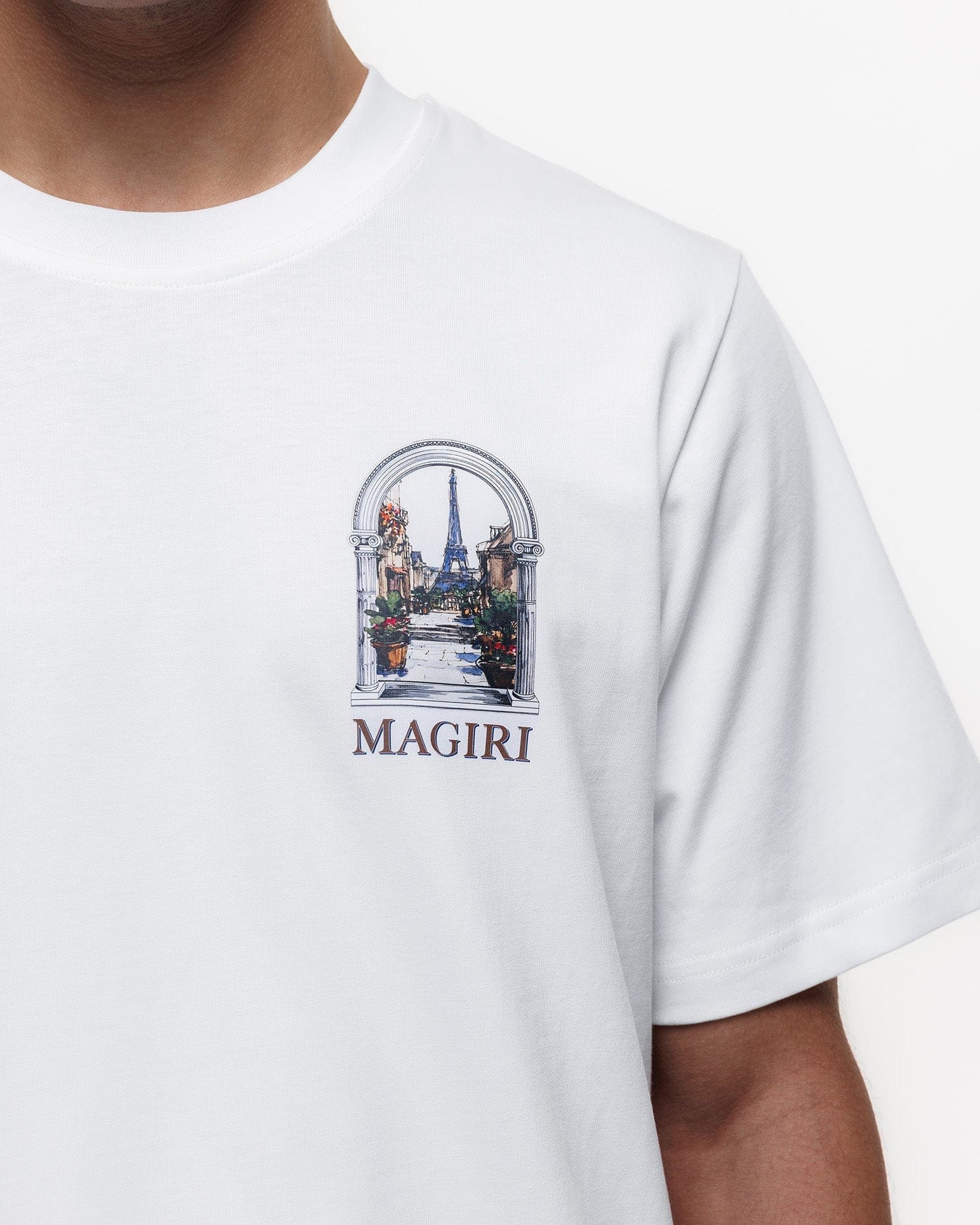 Magiri Archway Printed T-Shirt 'White' — White — Size S — Alternate View 7