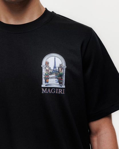 Magiri Archway Printed T-Shirt 'Black' — Black — Size S — Alternate View 7