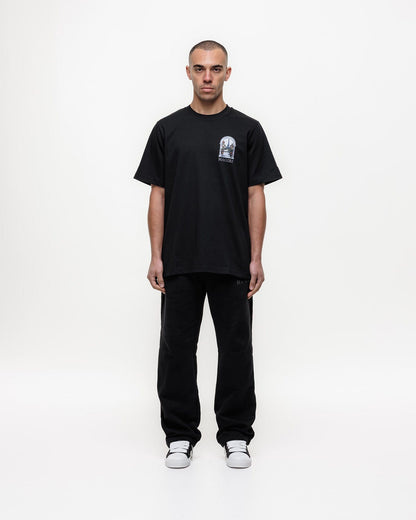 Magiri Archway Printed T-Shirt 'Black' — Black — Size S — Back View