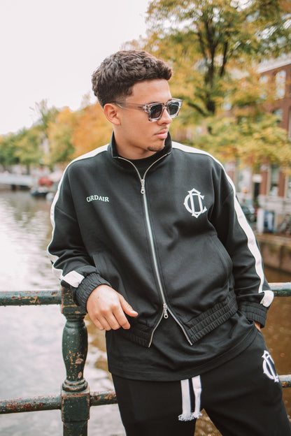 Cardair Club Emblem Track Top - Black — XS — Back View