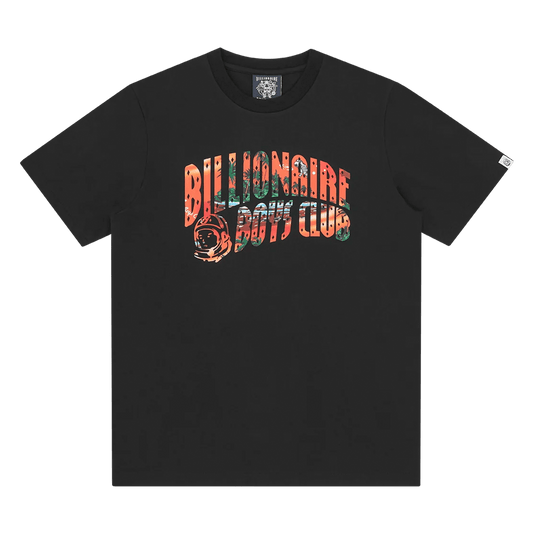 Billionaire Boys Club Tropical Island Fill Arch Logo T-Shirt 'Black' — XXS — Front View