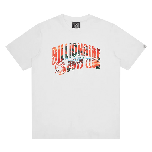 Billionaire Boys Club Tropical Island Fill Arch Logo T-Shirt 'White' — XXS — Front View