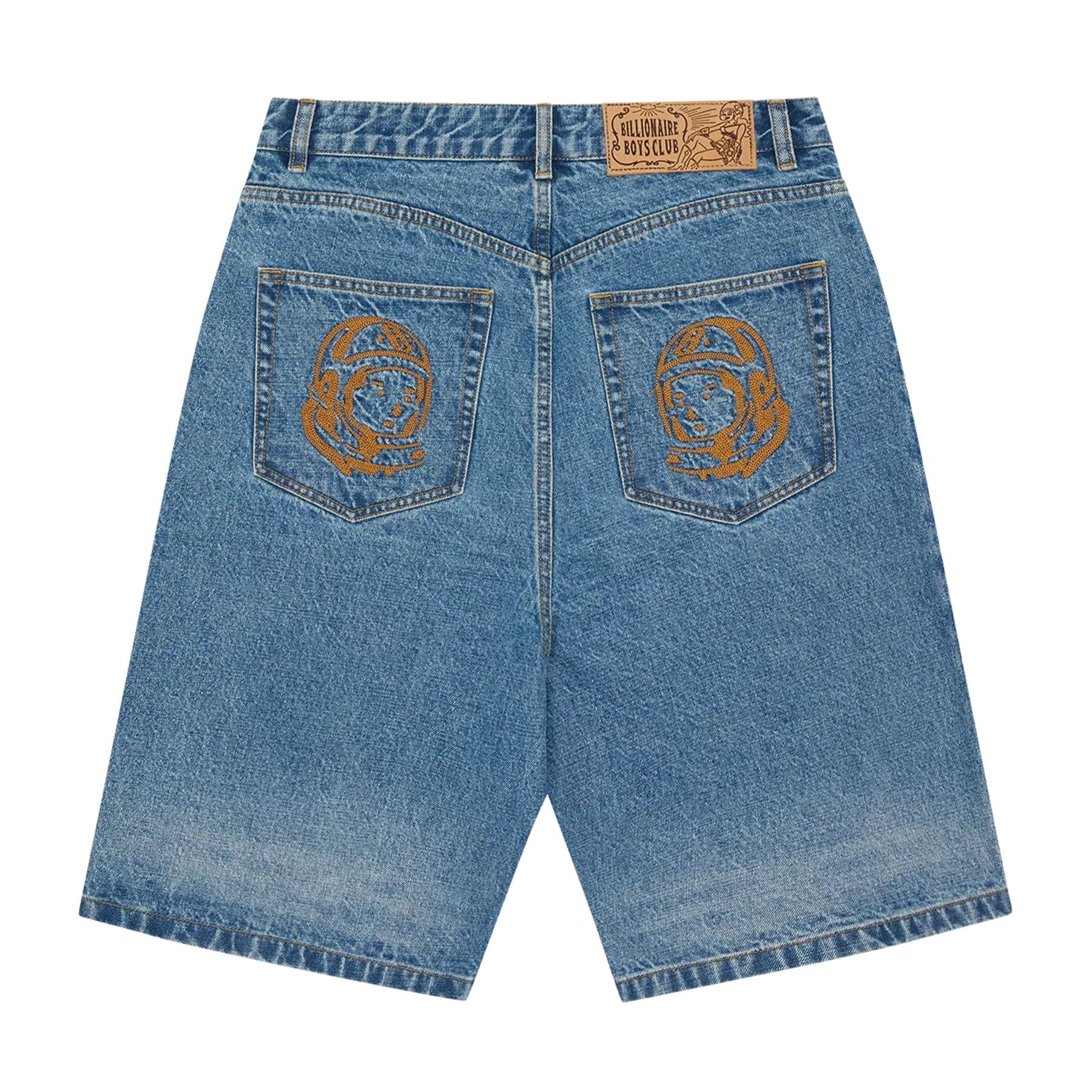 Billionaire Boys Club Astro Denim Short 'Mid Wash Blue' — XXS — Side View