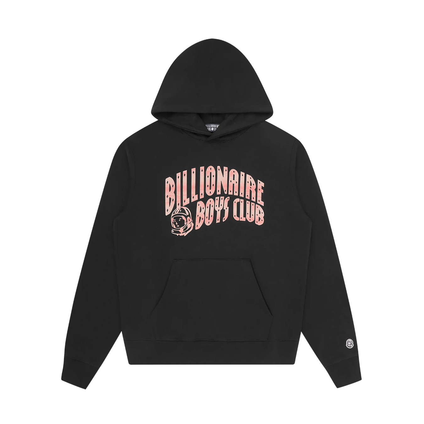 Billionaire Boys Club Mountain Fill Arch Logo Popover Hoodie 'Black' — XXS — Front View
