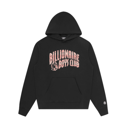 Billionaire Boys Club Mountain Fill Arch Logo Popover Hoodie 'Black' — XXS — Front View