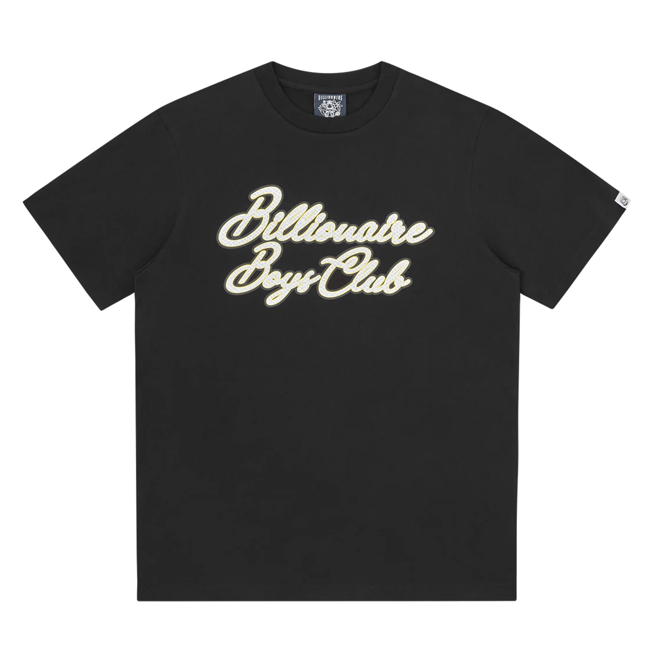 Billionaire Boys Club Diamond Script Logo T-Shirt 'Black' — XXS — Front View