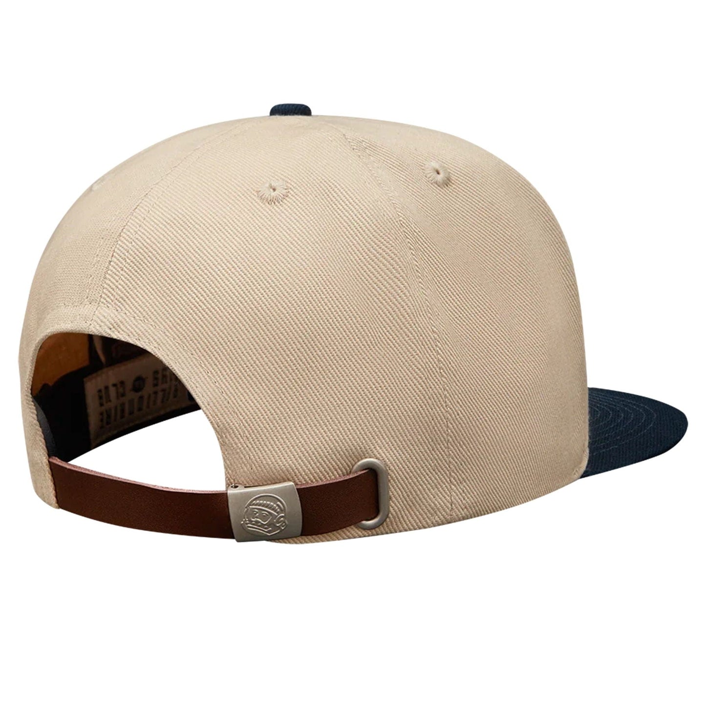 Billionaire Boys Club College Strapback Cap 'Ecru Navy' — Side View