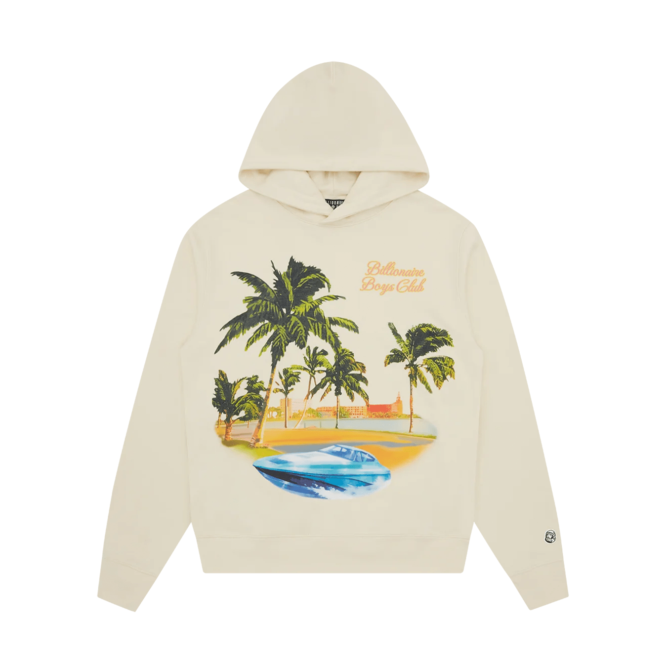 Billionaire Boys Club Resort Popover Hoodie 'Ecru' — XXS — Front View