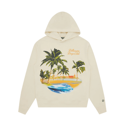 Billionaire Boys Club Resort Popover Hoodie 'Ecru' — XXS — Front View