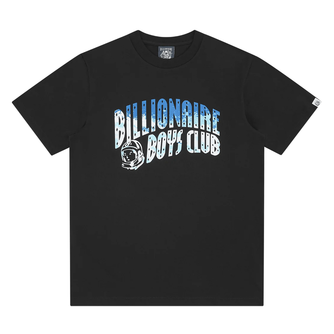 Billionaire Boys Club Great Wave Fill Arch Logo T-Shirt 'Black' — XXS — Front View
