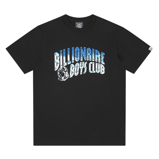 Billionaire Boys Club Great Wave Fill Arch Logo T-Shirt 'Black' — XXS — Front View