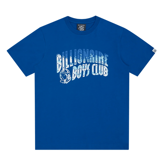 Billionaire Boys Club Great Wave Fill Arch Logo T-Shirt 'Blue' — XXS — Front View