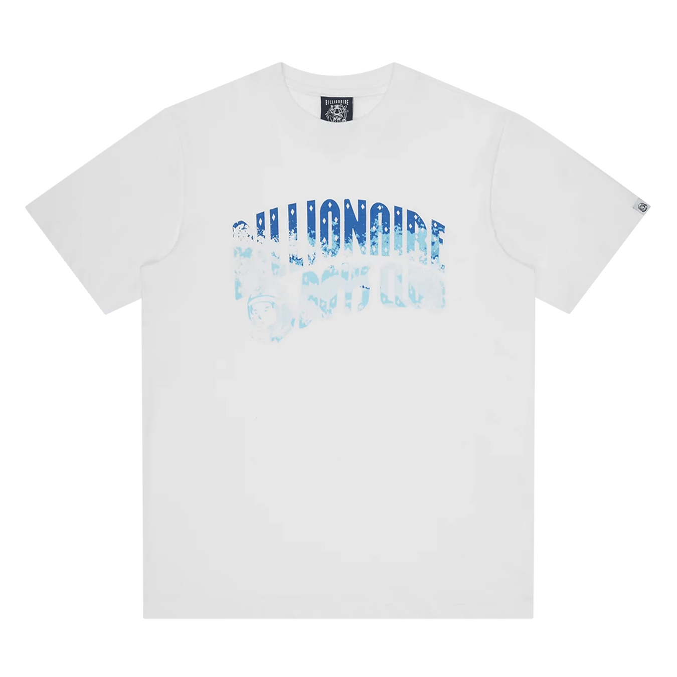 Billionaire Boys Club Great Wave Fill Arch Logo T-Shirt 'White' — XXS — Front View