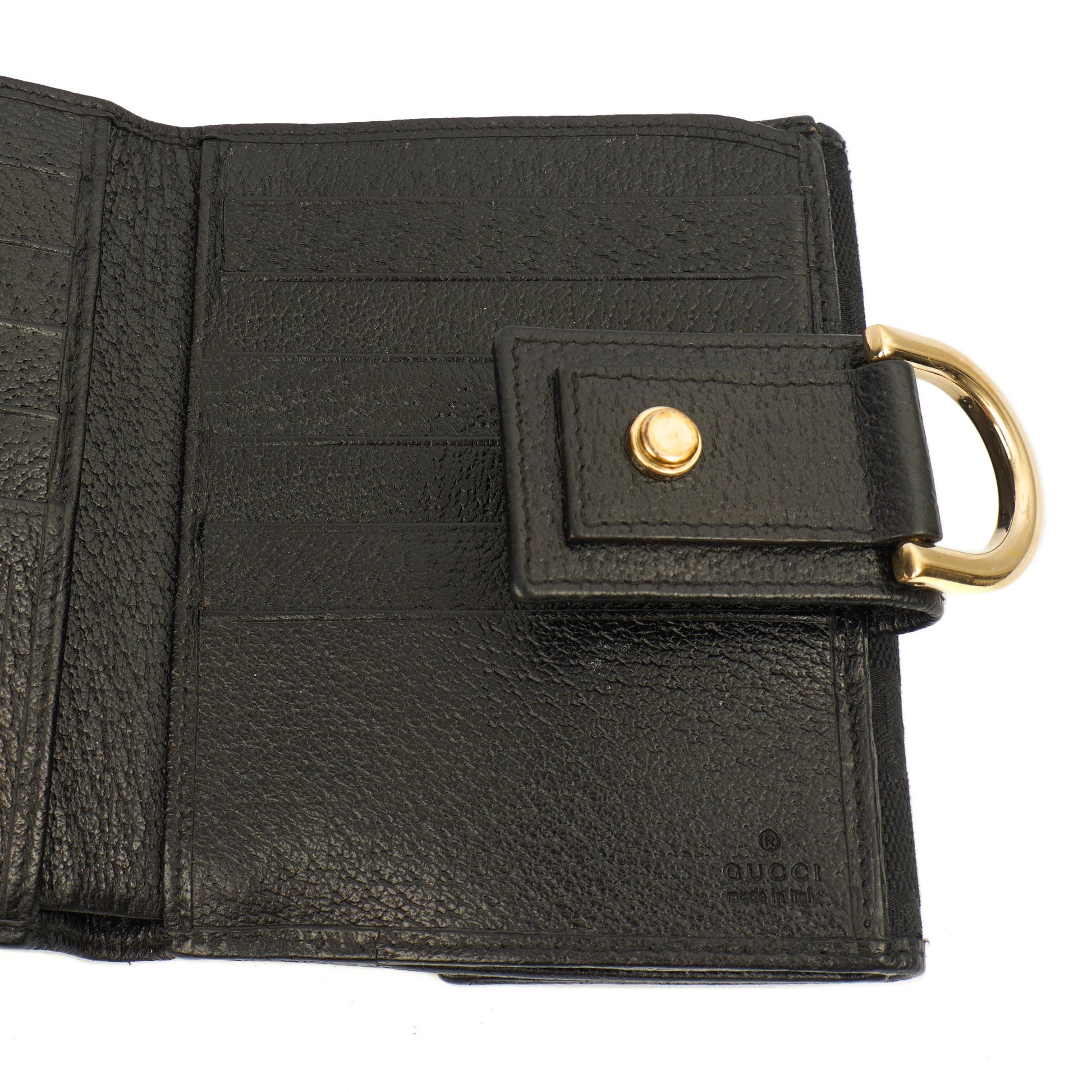 Gucci Wallet Abbey Wallet in Black, Fabric — Lifestyle View