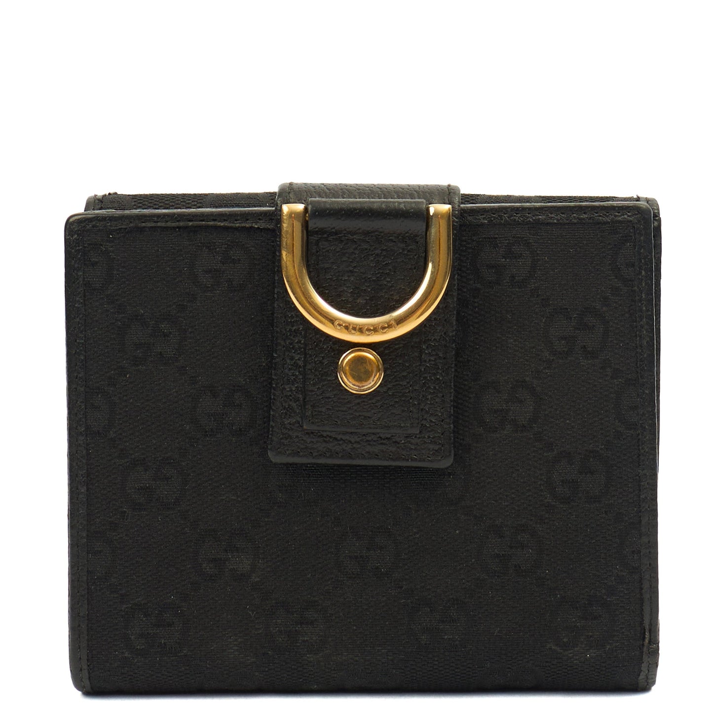 Gucci Wallet Abbey Wallet in Black, Fabric — Front View