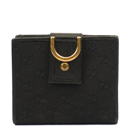 Gucci Wallet Abbey Wallet in Black, Fabric — Front View