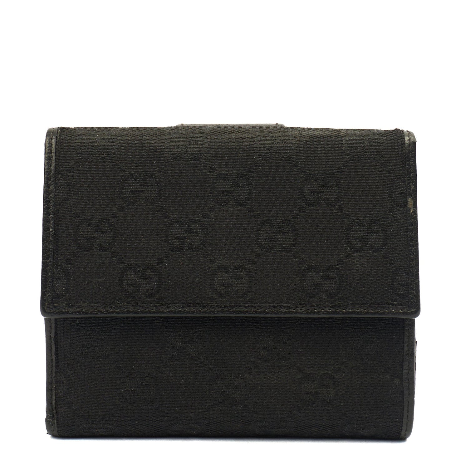Gucci Wallet Abbey Wallet in Black, Fabric — Top View