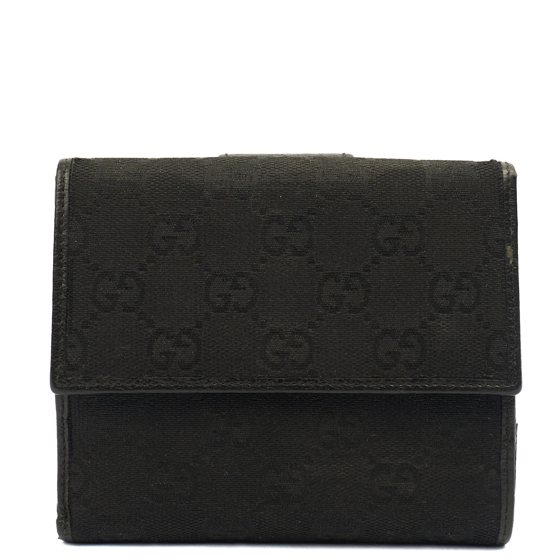 Gucci Wallet Abbey Wallet in Black, Fabric — Top View