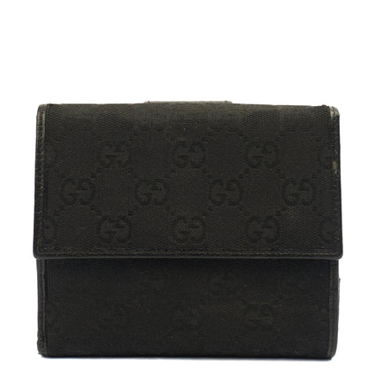 Gucci Wallet Abbey Wallet in Black, Fabric — Top View