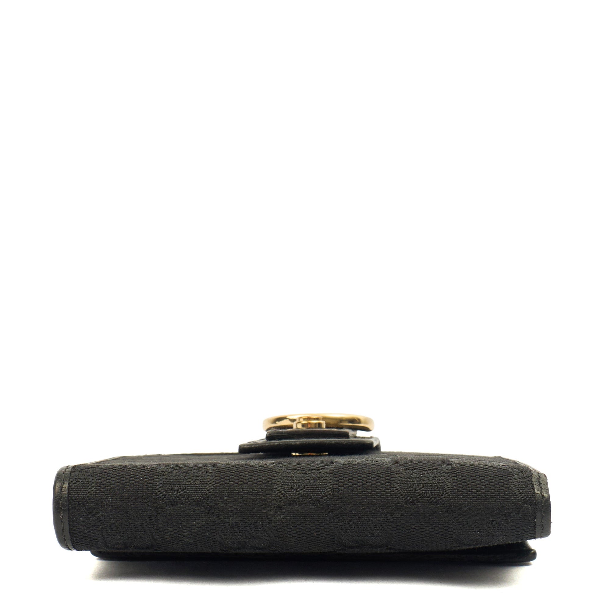 Gucci Wallet Abbey Wallet in Black, Fabric — Detail View