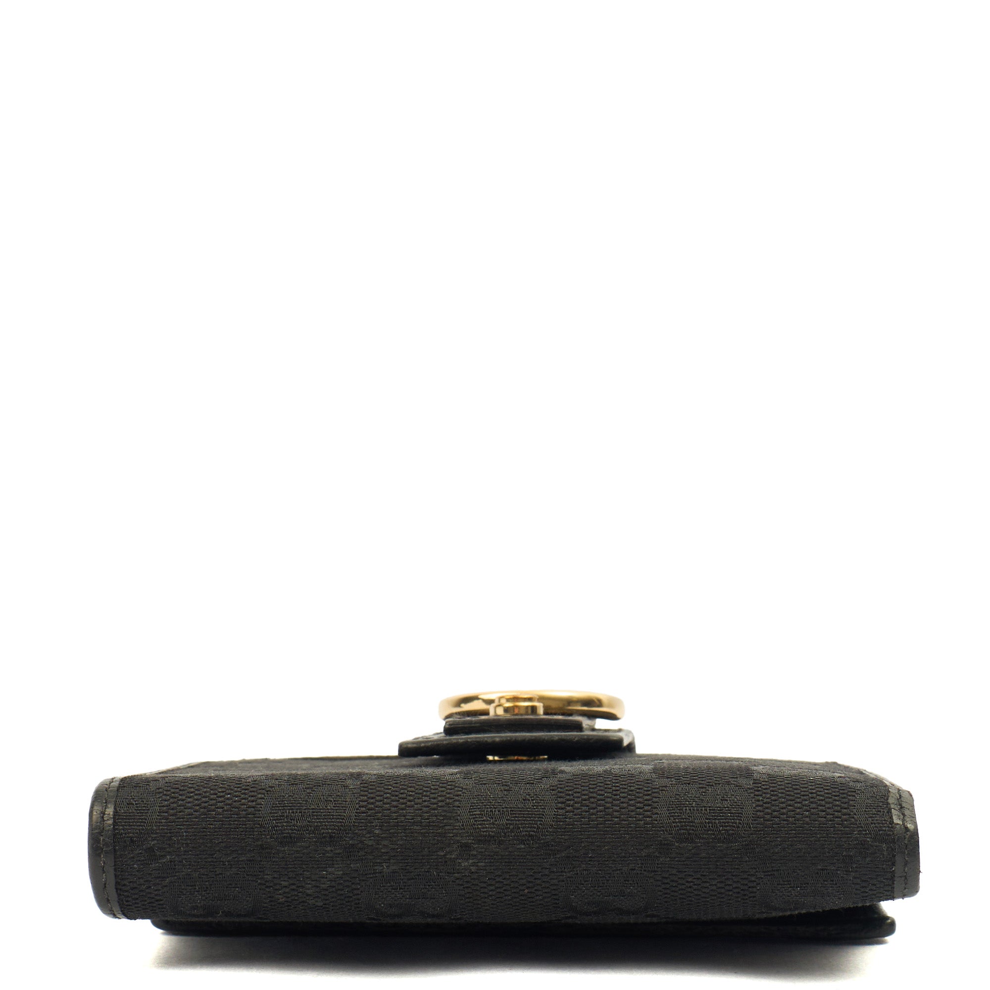 Gucci Wallet Abbey Wallet in Black, Fabric — Detail View