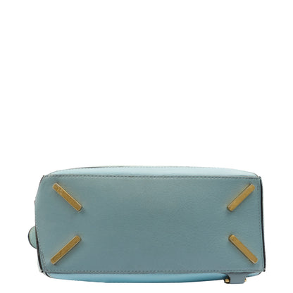 Loewe Cross Body Puzzle - Medium in Blue, Leather — Top View