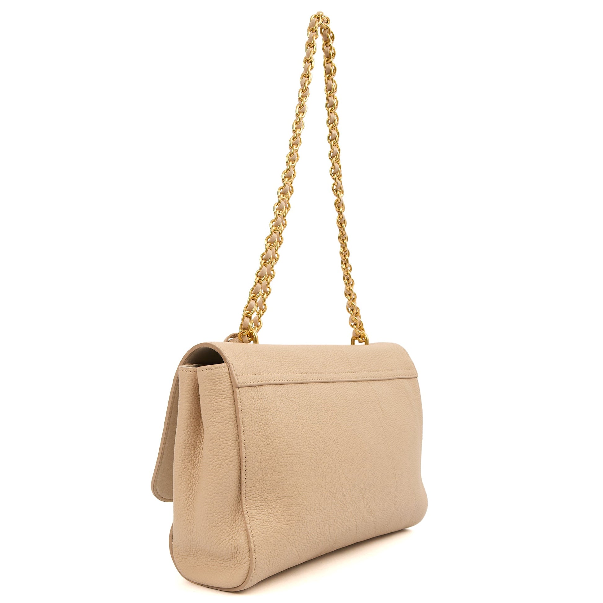 Mulberry Cross Body Lily - Large in Crumpet, Leather — Top View