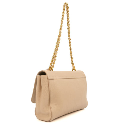 Mulberry Cross Body Lily - Large in Crumpet, Leather — Top View
