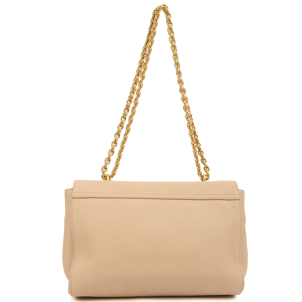 Mulberry Cross Body Lily - Large in Crumpet, Leather — Detail View
