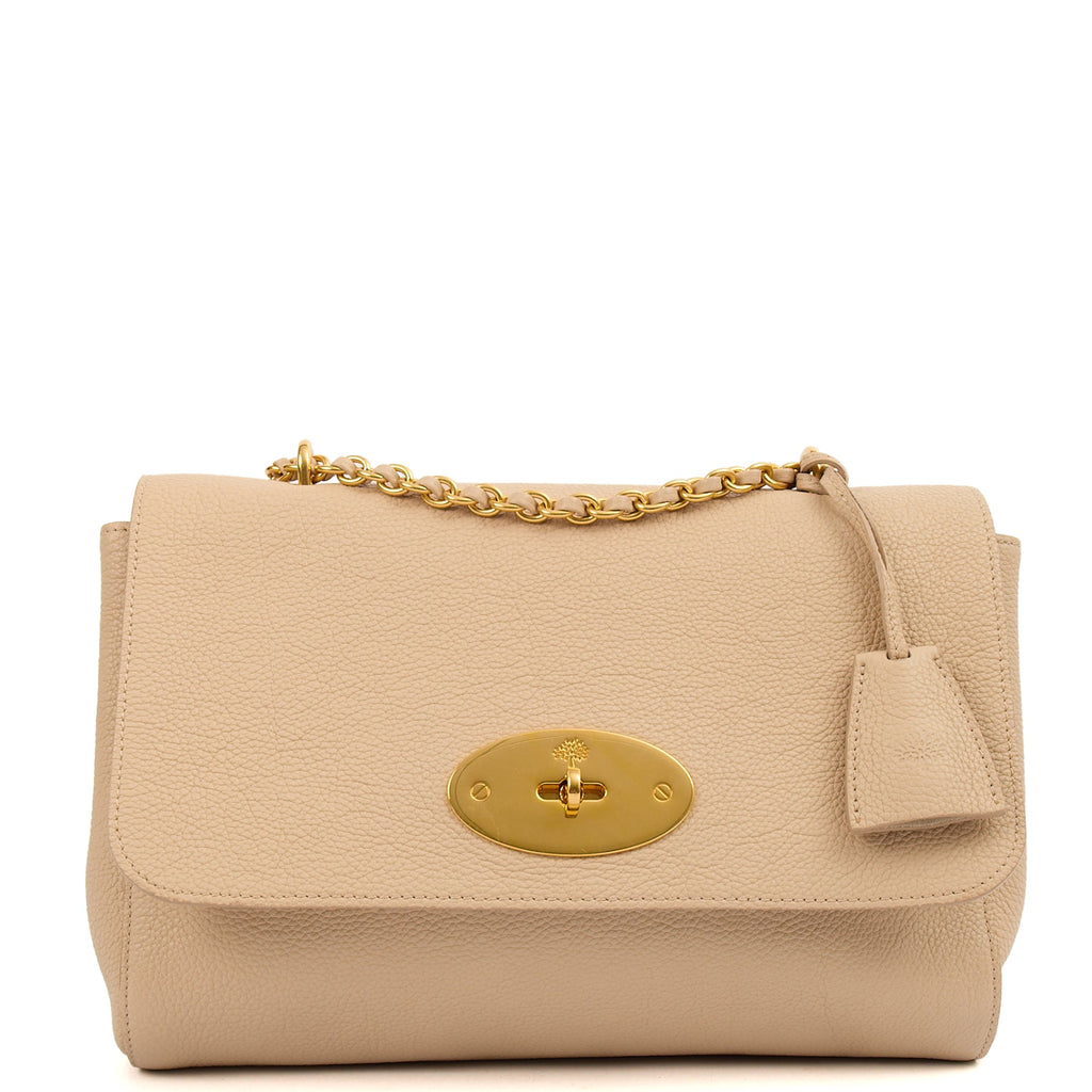 Mulberry Cross Body Lily - Large in Crumpet, Leather — Front View
