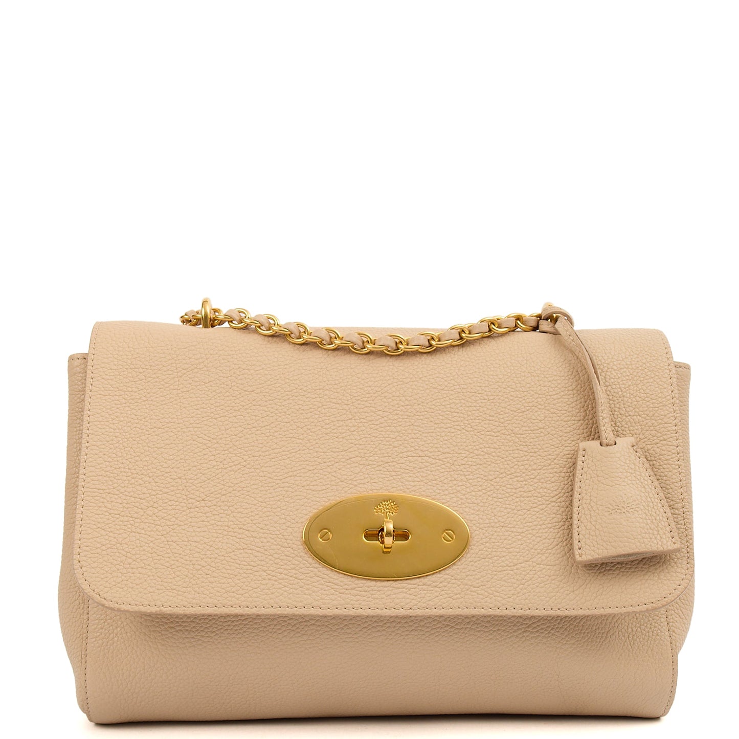 Mulberry Cross Body Lily - Large in Crumpet, Leather — Front View
