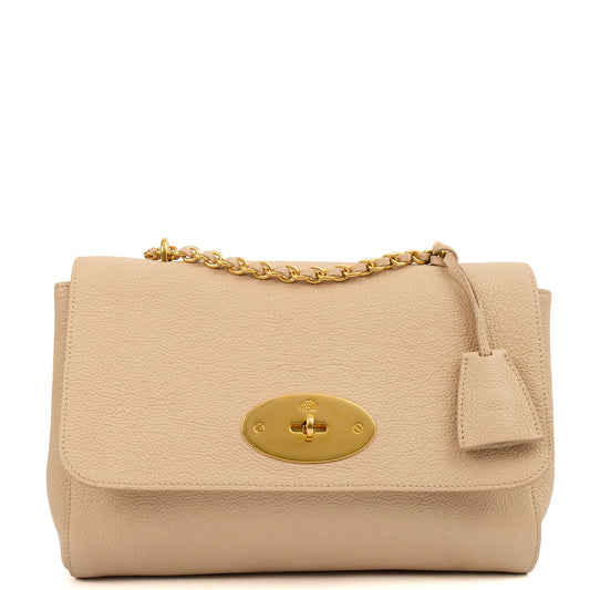 Mulberry Cross Body Lily - Large in Crumpet, Leather — Front View