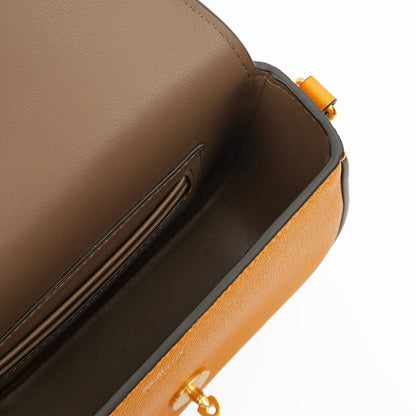 Mulberry Cross Body Darley Shoulder Bag - Small  in Deep Amber, Leather — Alternate View 11